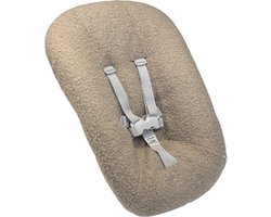 #04 Newborn hoes, Teddy zand Boucle, Stokke Tripp Trapp. Ook geschikt voor Kidsmill Up.