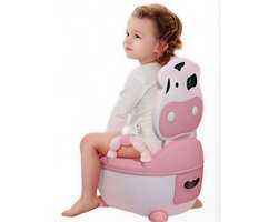 1-6 Jaar Oude Kinderen Pot Leuke Baby Toiletbril Gemakkelijk Schoon Te Maken Kinderpotje Draagbare Kruk Jongens en Meisjes Veilig Trainer Seat Wc