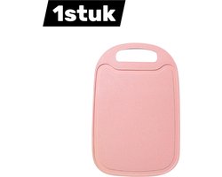 1 artikel - Keuken snijplank - Keuken verdikt paneel kunststof - Tarwestro snijplank - Krasbestendig roze