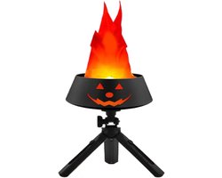 1 Decoratieve vlamlamp - Nepvuur voor de feestdagen - Duurzame decoratie - Decoratieve tafelverlichting - Sfeerverlichtingsaccessoire voor thuis, terras, tuin, bar, nachtclub en feest