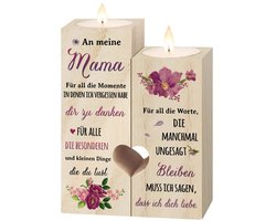 1 kandelaar, decoratieve kaarsenhouder, decoratie voor op de salontafel (paars)