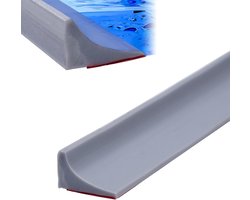 1 meter waterkerende strip - spatwaterdichte strip - zelfklevend T-vormige inloopdouche - vloerwaterkering - Water Stopper Douche - Douche - Lekkage-Opvouwbare Douchewaterdam