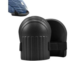 1 paar - Tuin kniebeschermers - Safety - Volwassenen - Knee Pads Bouw - EVA - Zachte - Kniestukken - Kniebescherming - kniemat - Schokabsorberende Kniebeschermers - Unisex - Voor Stratenmaker, Klussen, Sport, Bouw & Tuinieren - Zwart