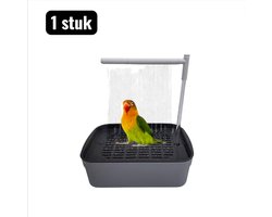 1 stuk - Badhuisjes - Automatische Vogel Badkuip - Circulerend Vogelbad met Fontein voor Parkiet & Papegaai - Veilig Elektrisch Speel- en Badtoestel voor Binnenshuis