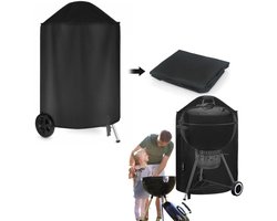1 stuk - Beschermhoes voor barbecue - Waterdicht, winddicht, UV-bestendig, slijtvast, kleurvast - 58*58*77 cm - Compatibel met diverse merken gasbarbecues - Bescherming tegen stof buitenshuis - Zwart