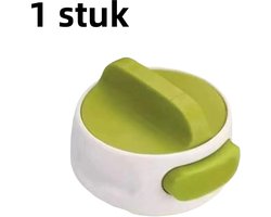 1 stuk - blikopener - flesopener - keukengereedschap - groen