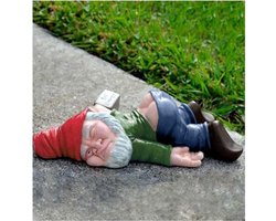 1 stuk - Creatief dronken tuinkabouter voor buiten - decoratie voor terras - tuindecoratie,balkon, cadeaus voor tuin of binnen