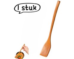 1 stuk - Kleine houten spatel - Mini pan/frituurspatel voor eieren en roerbakgroenten - Babyvoedingset - Melkkan/studentenpan/mini keukenlepelset - Licht hout