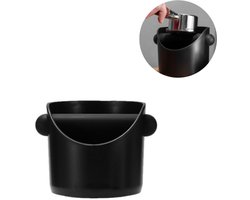 1 stuk - Koffie prullenbak - Mini-bak voor koffiedik - Geschikt voor koffiemachines - Opvangbak - Gemakkelijk schoon te maken en op te bergen - Koffie schoonmaken - Keukenaccessoires - Koffiebenodigdheden - Zwart