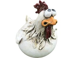 1 Stuk Kunst Ambachtelijke Binnenplaats Housewarming Huisdecoratie Grappige Kip Hek Decor Beelden Hars Tuin Boerderij Hok Kip Sculptuur