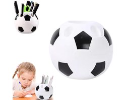 1 stuk - Pennenbakje - Desk Organizer - Pennenhouder - Voetbalpenhouder - Plastic pennenhouder - 10.5*10.5*9.5cm - U kunt het gebruiken om uw huis, kantoor en bureau te decoreren