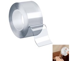 1 stuk - rand beschermer voor meubels - hoekbeschermer voor snijden - transparante zelfklevende meubelbeschermer - voor tafelranden, hoeken, kasten en laden - waterbestendig - 1 mm dik -5cm*3m