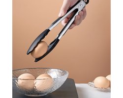 1 Stuk - Siliconen voedseltang - Antislip keukentang - Keukenaccessoires -  Barbecuetang - Broodtang - Salade Gereedschap