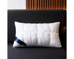 1 stuk Ultrazachte kussen, voor verbeterde slaap , klassiek ontwerp,Comfortabel kussen,Wit.