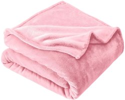 1 stuks CosyLux Knuffelige Pluizige Deken Bank - Zacht/Warm/Lichtgewicht Bankdeken Bankdeken voor Bank/Bed/Bank, Flanel Fleece Deken, 70X100cm,roze