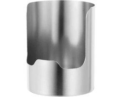 1 Stuks – Keukenopbergrek – Multifunctionele houder voor keukengerei – Roestvrij staal – Open ontwerp – Ruimtebesparend – Geschikt voor spatels, soeplepels, gardes, deksels, enz. – Zilverkleurig