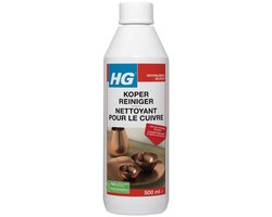 1 x HG Koper Reiniger 500 ml - Koper Reinigen - Koper Glans - Messing Reinigen - Bronzen Reinigen - Koper Opschonen