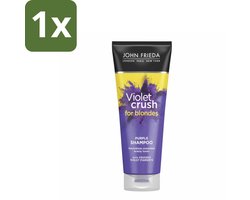 1 x John Frieda – Shampoo – Sheer Blonde Colour Renew Zilver – Neutraliseert gele tonen – 250 ml - Koffiezetapparaat