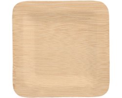 10 Borden, gemaakt van bamboe pure hoekig 1,5 cm x 18 cm x 18 cm