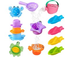 10-Delige Badspeelgoedset Met Regendouche Waterspeelgoed Voor Baby's en Peuters