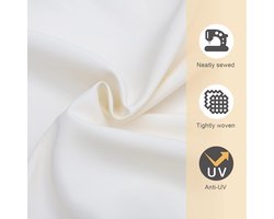 10 ft Patio Paraplu Luifel Vervanging 8 ribben, Markttafel Paraplu Luifel Polyester Doek Paraplu Luifel Cover voor Outdoor Achtertuin, Zwembad, Party Beach