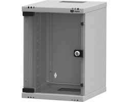 10 Inch Wandmontage Netwerkkast 9U met Glazen Deur en Slot