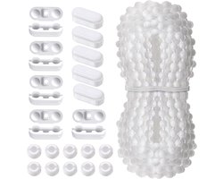 10 m rolgordijnketting - reserveonderdelen - rolgordijn met 10 stuks kettingverbinders - 10 stuks bevestigingselementen - eindeloze ketting - jaloezieën - ketting voor verticale toepassingen