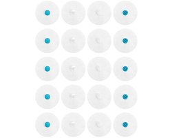 10 Paar - Dekbedovertrek Drukknopen - Dekbedclips - Beddengoed drukknopen - 6*6cm - Wit - Polyester, Kunststof - Dekbed Klemmen - Bed Laken Spanners - Strijken op Dekbedsluitingen Om Dekbed Vast Te Houden - Bedlaken Clips - Dekbedovertrek Clips