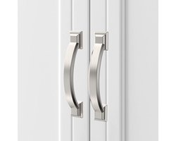10 Pack 76 mm geborsteld satijn nikkel keukenkast handgrepen, kast trekt keukenkast hardware voor kast lade handgrepen dressoir trekt