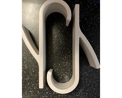 10 radiator haken - off white (zeer licht beige)