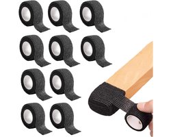 10 Rolls Chair Leg Protectors, Felt Glides, Self-Adhesive Furniture Glides, Chair Legs, Floor Protectors for Chairs from Noises and Scratches, Adhesive Felt Black for Chairs, Floor Protection (450 cm