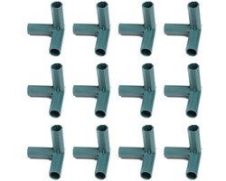 10 Stks 16mm PVC Montage Connectoren - Zware Kas Frame Meubel Bevestigers