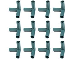 10 Stks 16mm PVC Montage Connectoren - Zware Kas Frame Meubel Bevestigers