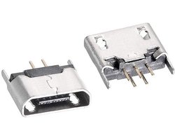 10 Stks Micro USB Vrouwelijke Socket Connector, 5 Pin 180 Graden Jack Port Vervanging Adapter Voor Telefoon Solderen USB Reparatie Vervanging