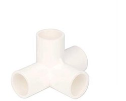 10 Stuks 4 Manier PVC Fitting voor Zware Kas Frame en Meubels