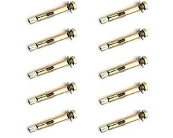 10 Stuks 60 mm Expansiebouten voor Muurconstructie en Decoratie