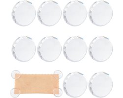 10 Stuks Glazen Patroon Gewichten voor Naaien, Ronde Stofgewichten voor Patroon Snijden, Ideaal voor Kledingmakerij en Knutselprojecten