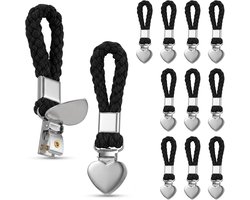 10 stuks handdoekklemmen met ophanglus, metalen handdoekclips