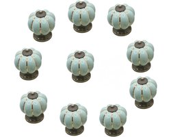 10 stuks - Kastknoppen - 40 *40 *40 mm - blauw - Meubelknop - Meubelbeslag - Eenvoudig te installeren - Duurzaam en elegant - keramiek - Deurknoppen voor kasten