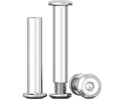 10 stuks M8 x 40 mm bevestigingsbeugels van roestvrij staal A2 V2A voor meubels, kasten en accessoires