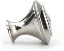 10 Stuks Meubel Knoppen – Handvat voor Lade & Kast – Zilver – 24mm
