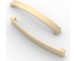 10 stuks meubelgrepen, boorgatafstand 160 mm staafgreep, kastboogtrekkeukengreep, voor keukenkastdeur, slaapkamer, ladekast, badkamer, messing