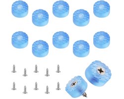 10 stuks rubberen snijplankvoetjes, 1,5 x 1,5 cm, antislip snijplankpoten met roestvrijstalen schroeven, ronde rubberen voetjes, bumpers en ringen voor meubels, elektronica, keukenapparatuur