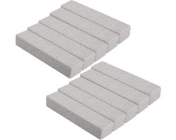 10 Stuks Schoonmaakblok voor Toilet, Douche en Badkamer - Polijststenen en Pumice Steen voor Grondige Reiniging en Onderhoud