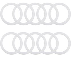 10 Stuks Vervangende Siliconen O-ring voor Mocha Pot - Geschikt voor Aluminium Koffiezetapparaten en Bialetti 3 Kops Modellen