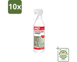 10 x HG - Kroonluchterreiniger - Streeploze Schoonmaak - 500 ml - Wasstrips - Kroonluchter Reinigen - Koperen Reinigen - Messing Reinigen - Bronzen Reinigen - Vuil Verwijderen