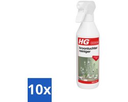 10 x HG Kroonluchtreiniger 500 ml - Kroonluchter Reinigen - Koper Reinigen - Messing Reinigen - Bronzen Reinigen - Vuil Verwijderen