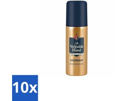 10 x Vergulde Hand - Scheerschuim - 50 ml - Koffiezetapparaat