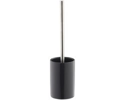 10 x WC-borstel houder keramiek - wc garnituur - toilet accessoires - rond grijs