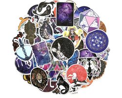 100 Astrologie stickers - Horoscoop, Ruimte, Sterrenbeelden voor laptop, muur, deur, journal etc.